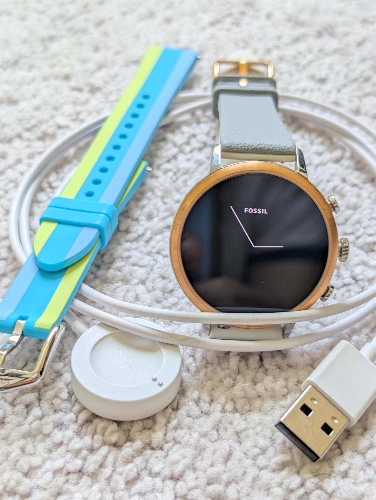 Fossil Smartwatch 4th Gen. Venture 40mm Rose Gold Stainless Steel Case