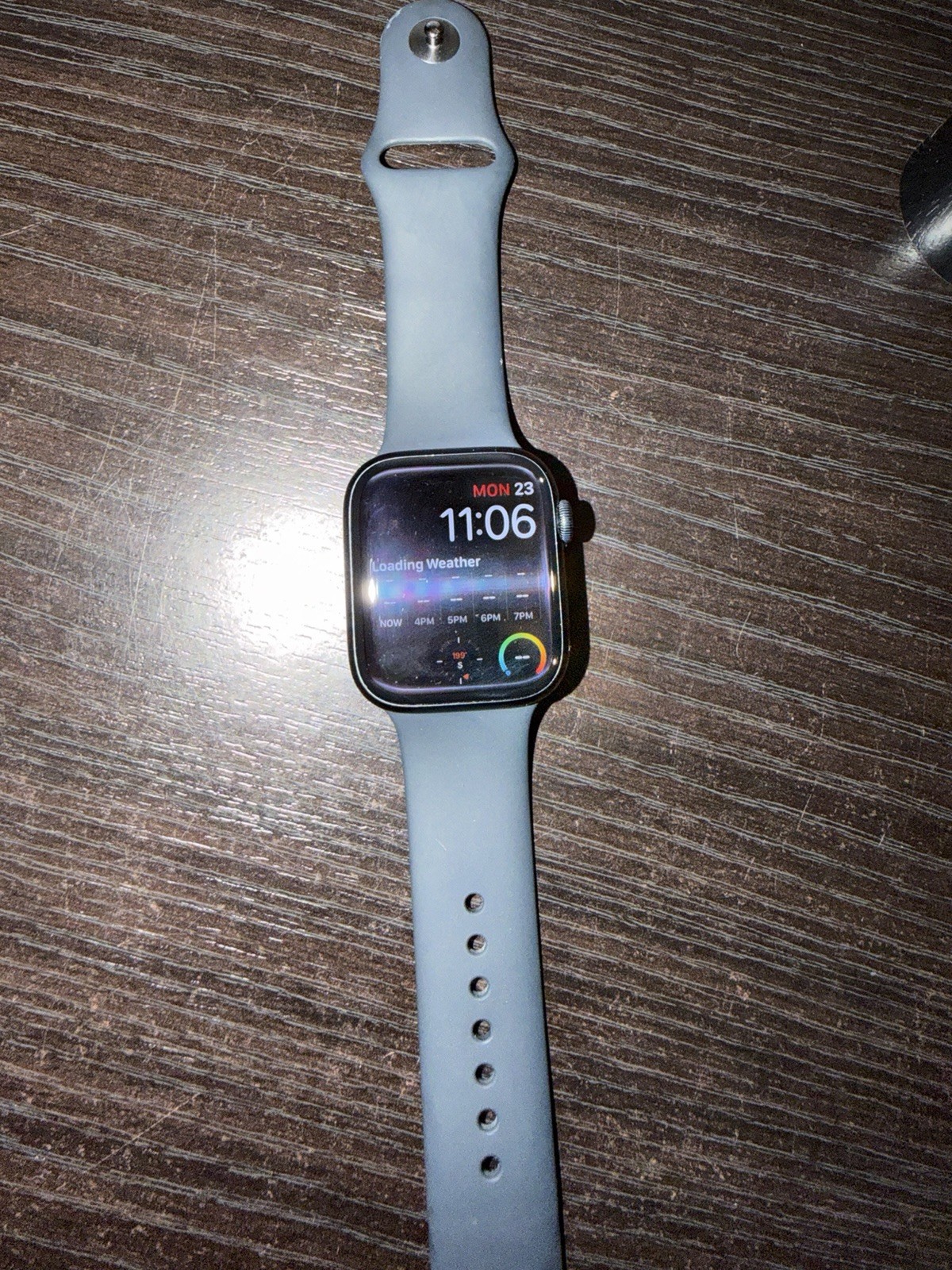 Apple Watch Series 7 45mm Aluminum Case with Sport Band – Midnight, Regular…