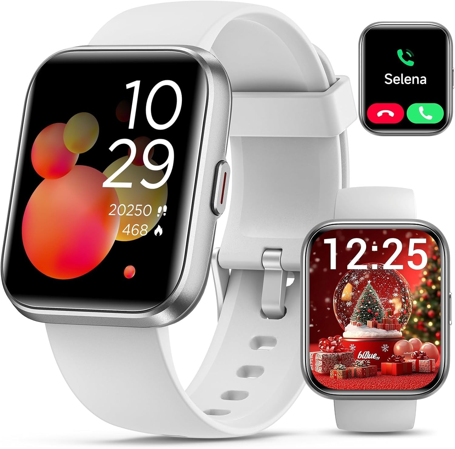 Beautiful 1.8” Fitness Tracker Smartwatch with Alexa – Compatible with iPhone