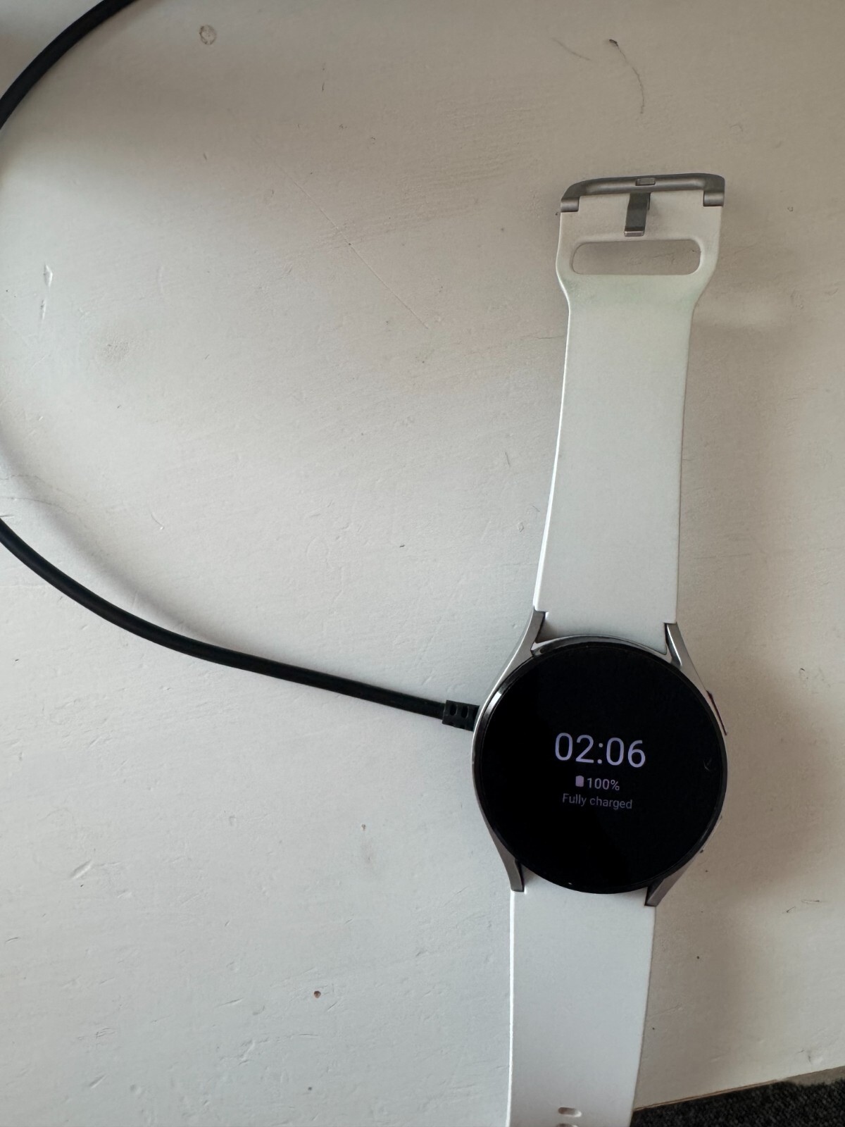 Samsung Galaxy Watch6 SM-R940 44mm Aluminum Case with Sport Band – Silver…