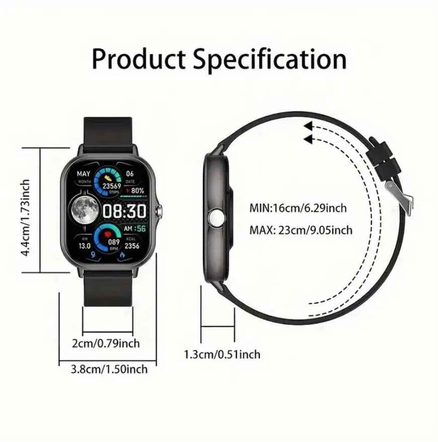 Reloj inteligente para mujer con respuesta/hacer llamadas, HD de 1.83 pulgadas,