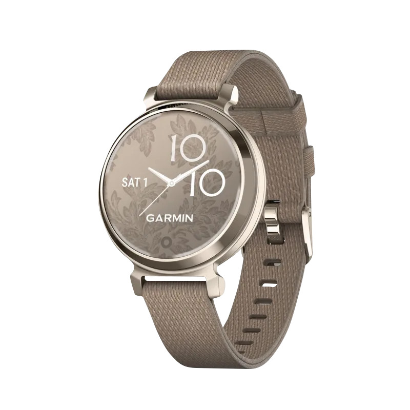Garmin Lily 2 Classic, Cream Gold with Coffee Nylon Band (010-02839-14) *