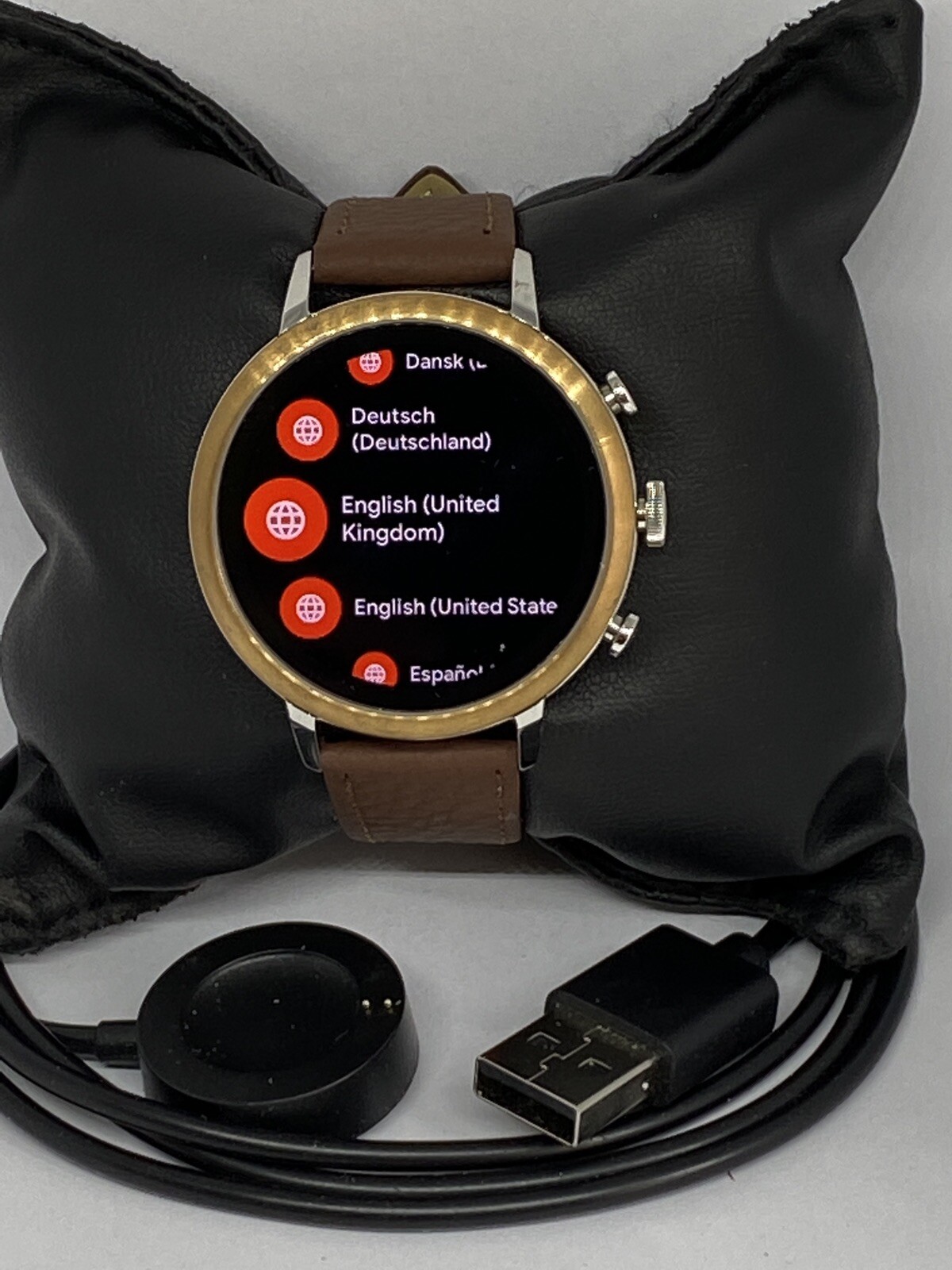 Fossil Gen 4 Authentic Digital Dial Smart Watch Custom Band FTW6016 DC908