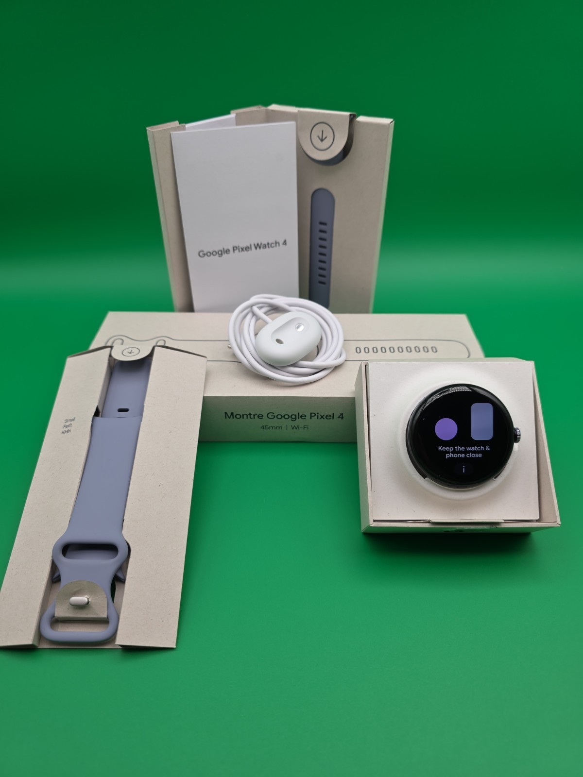 ***Google Pixel Watch 4 (45mm) Wi-Fi Moonstone Color Band