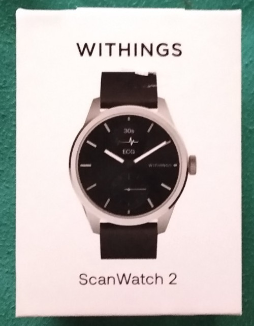 Withings ScanWatch 2 (Black / Silver) (42mm) (HWA10-Model 4-All-Int)