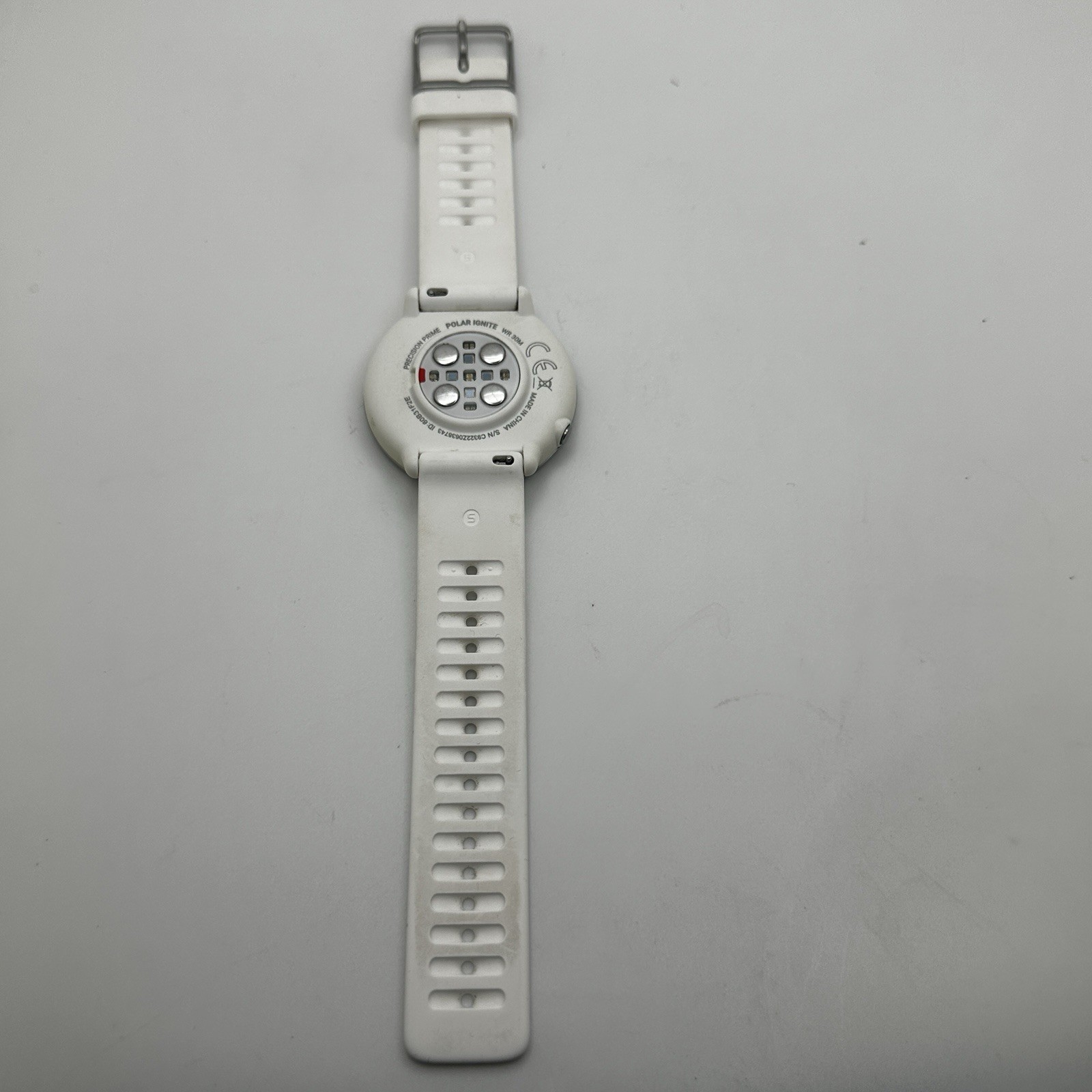 Polar Ignite Gen 1 GPS Fitness Smartwatch White HR Monitor 43mm Tested