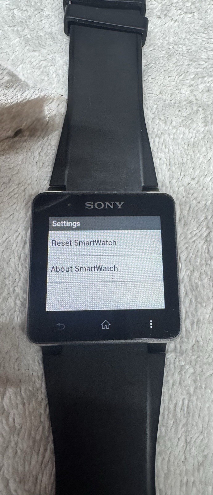 Sony Smart Watch SW2 For Android Bluetooth with Charging Cord