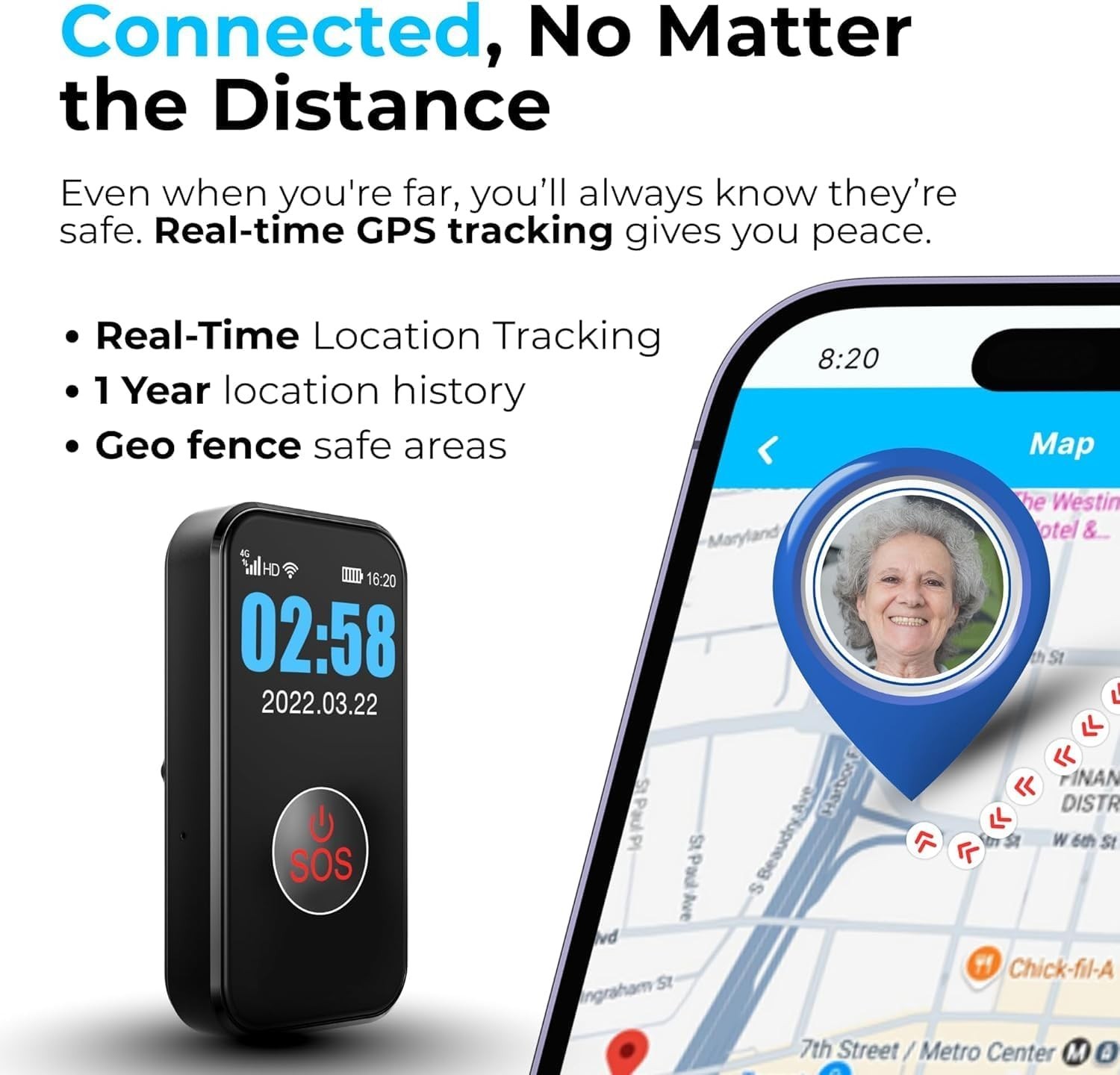 Medical Alert Pendant for Seniors — Alerts Go Direct to Family, No Call Cente…