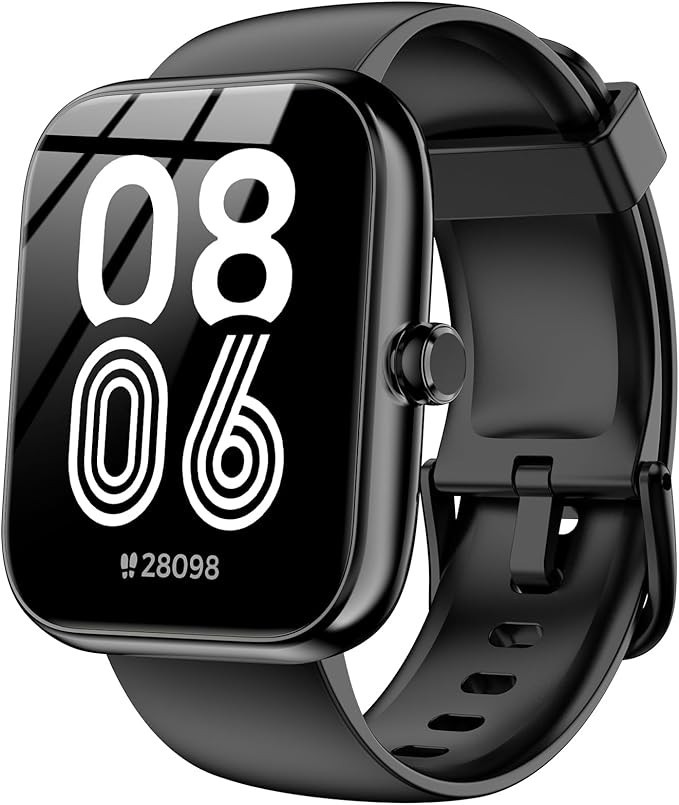 Smart Watch with Alexa Built-in, 1.83″ HD Touchscreen, Digital Bluetooth Calling
