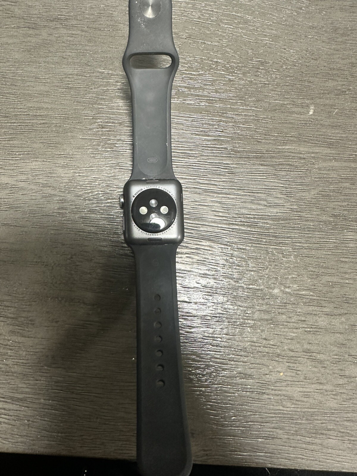 Apple Watch Series 3 38mm Black Aluminium Case withBand (GPS) – For Parts