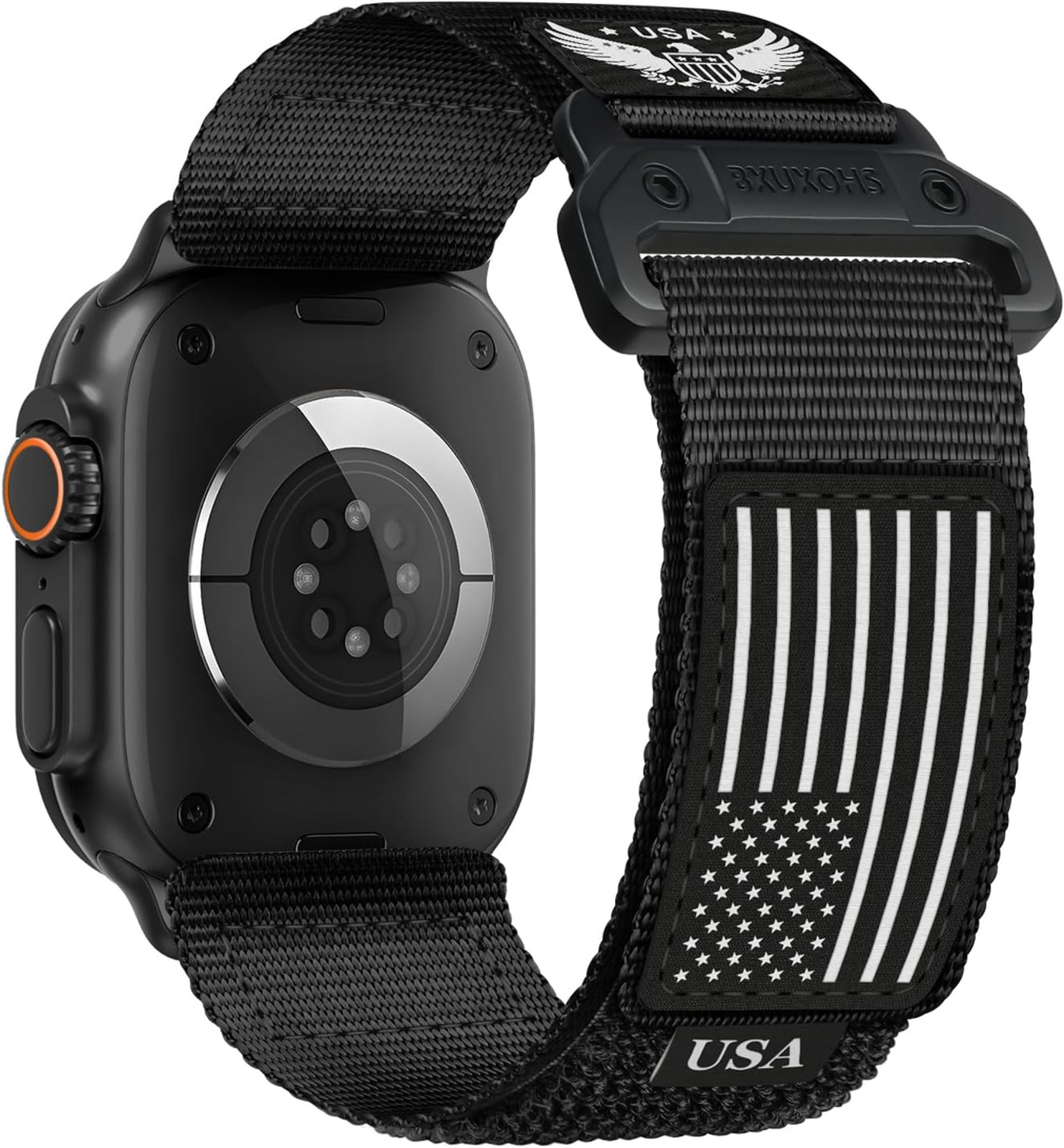 Rugged Nylon Watch Band for Apple Watch Ultra Series 3 2 1 49mm 45mm 44mm 42mm