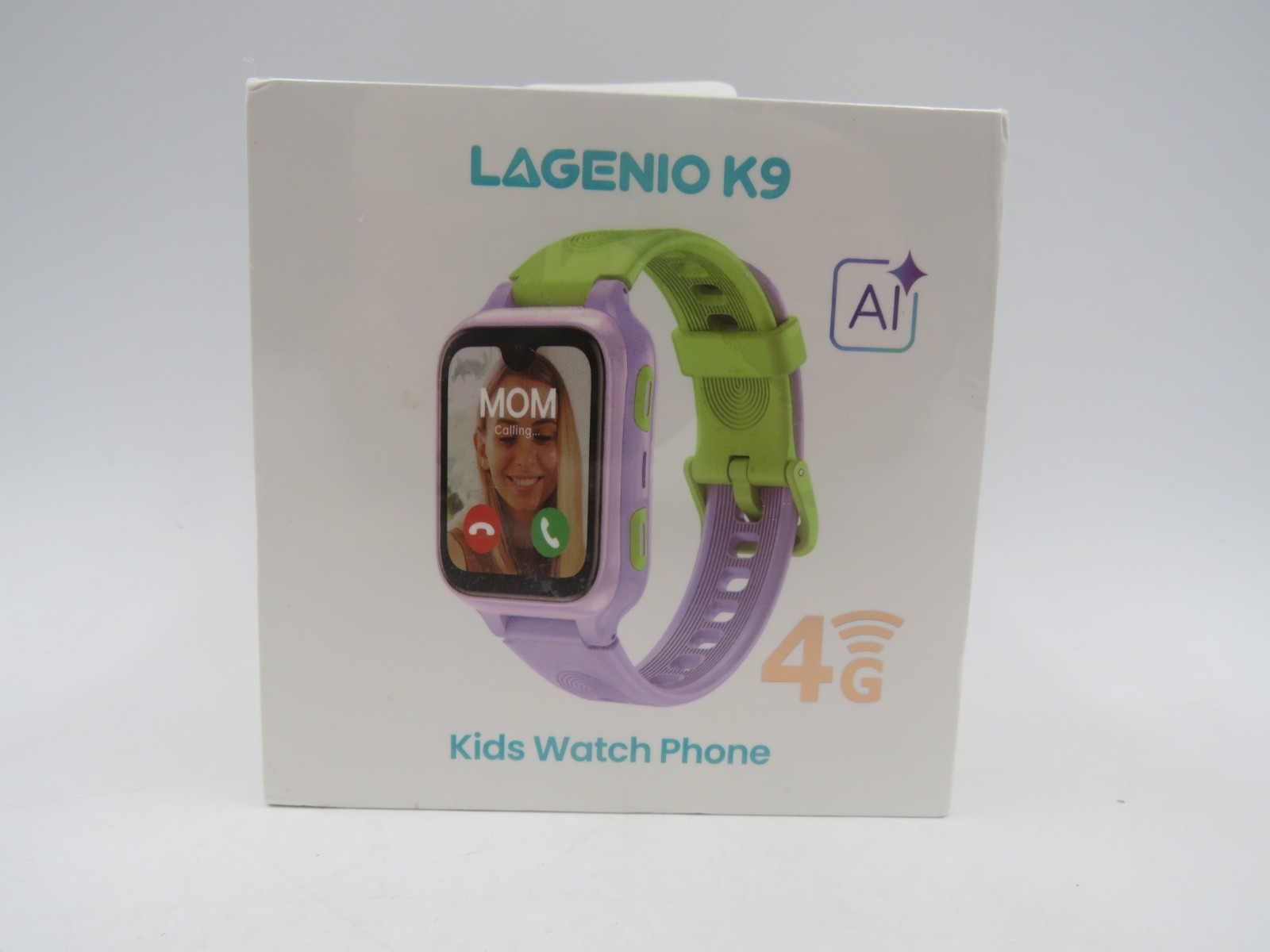 Lagenio K9 Kids AI Smartwatch with Ultra-Thin 12mm Comfort AMOLED 4G Display