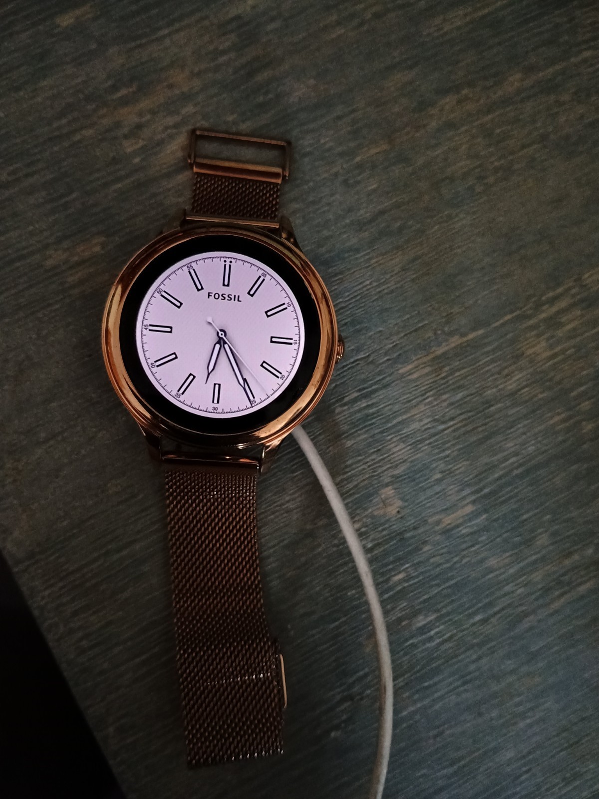 Smartwatch Fossil Gen 5E 42mm Stainless steel(Gold) (Model:DW11F1) Working