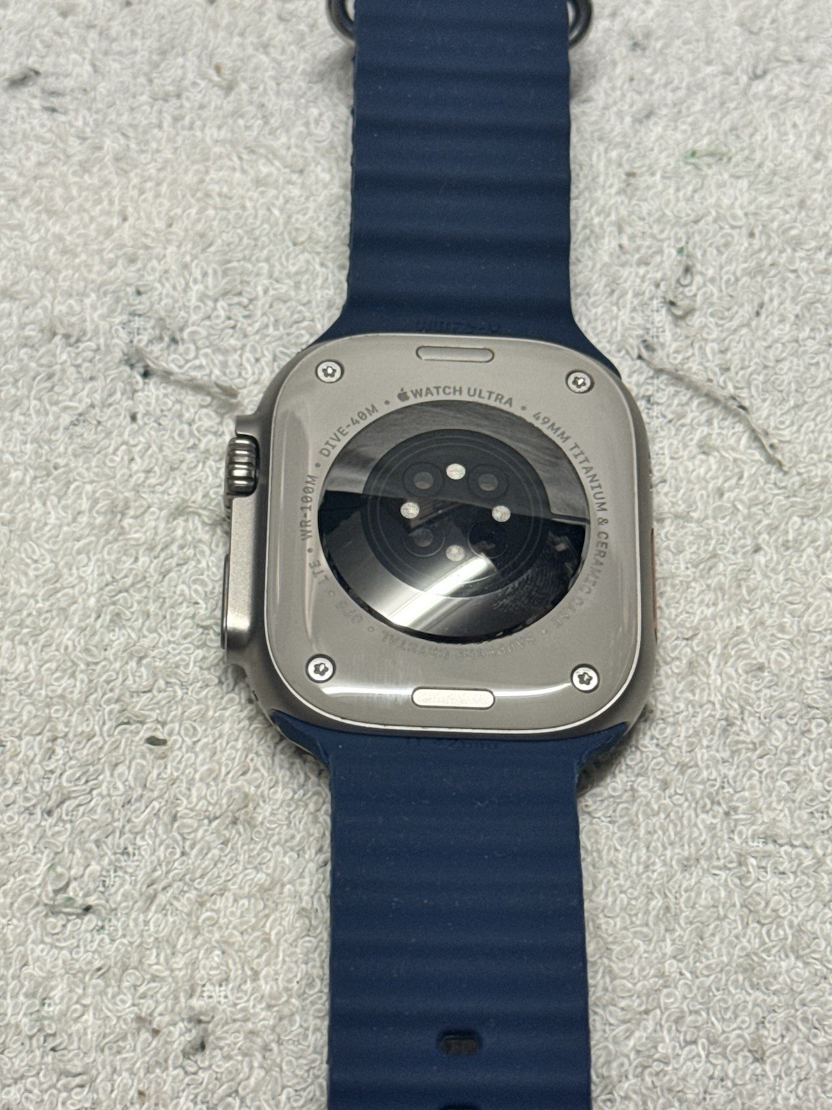 Apple Watch Ultra 2 [GPS + Cellular 49mm] – Titanium Case with Blue Ocean Band