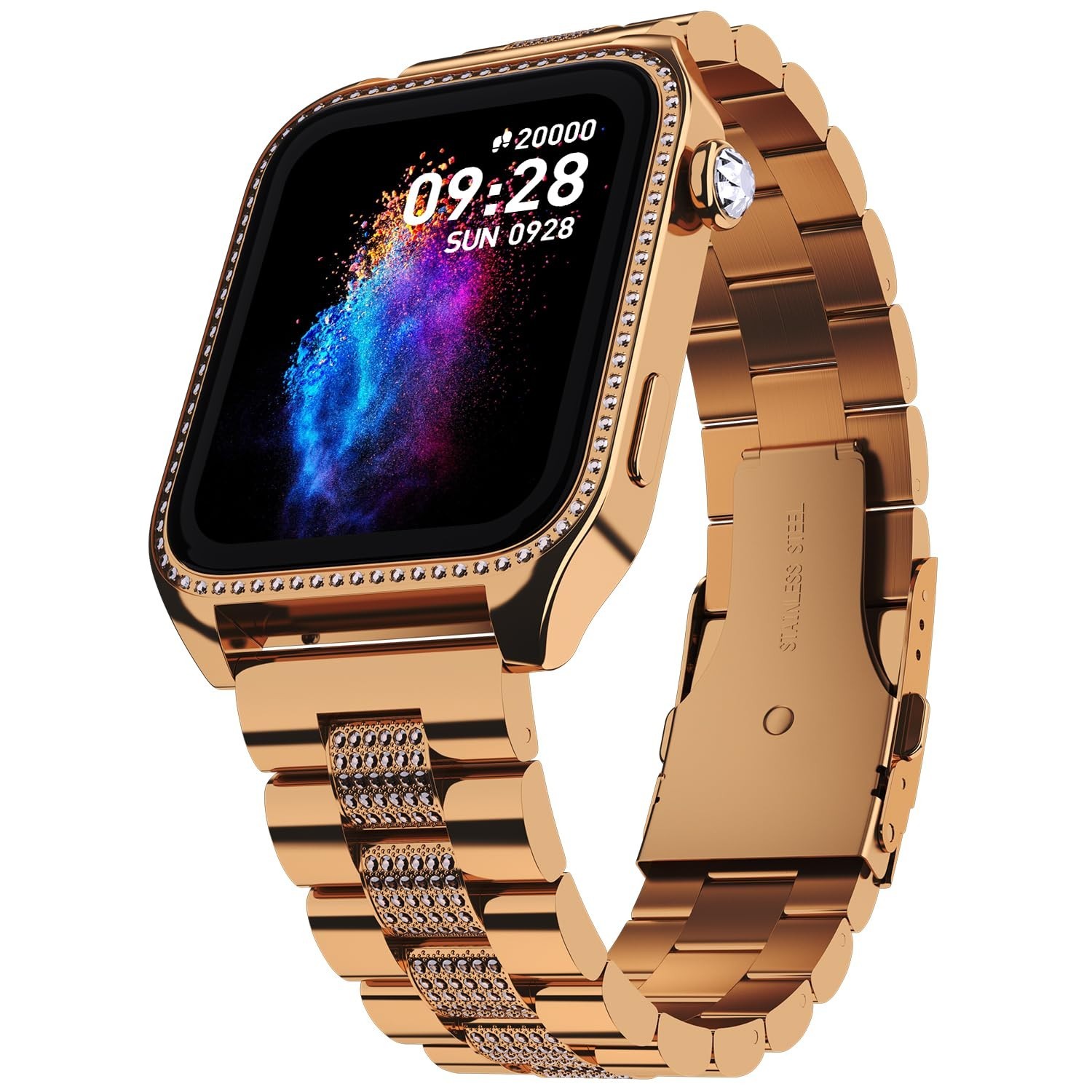 Fire-Boltt Xelor Stainless Steel Smart Watch. 1.78″ AMOLED | Bluetooth Calling