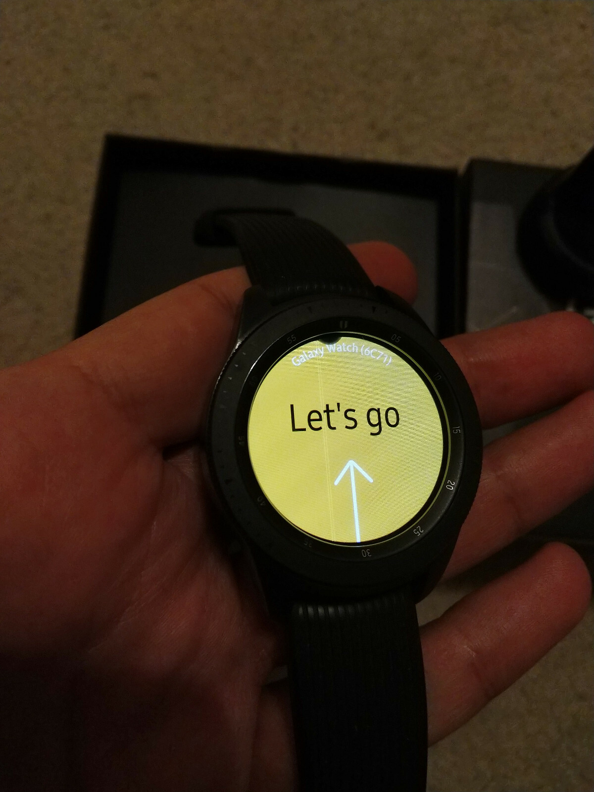 Samsung Galaxy Watch SM-R810 42mm Bluetooth Midnight Black, READ