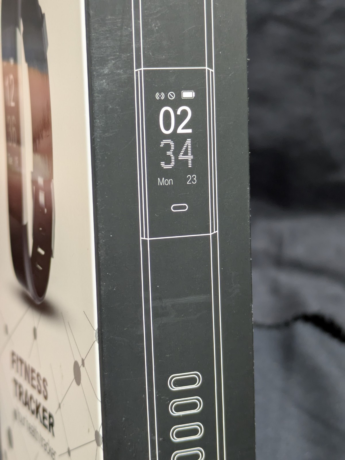Fitness Tracker Watch – Black
