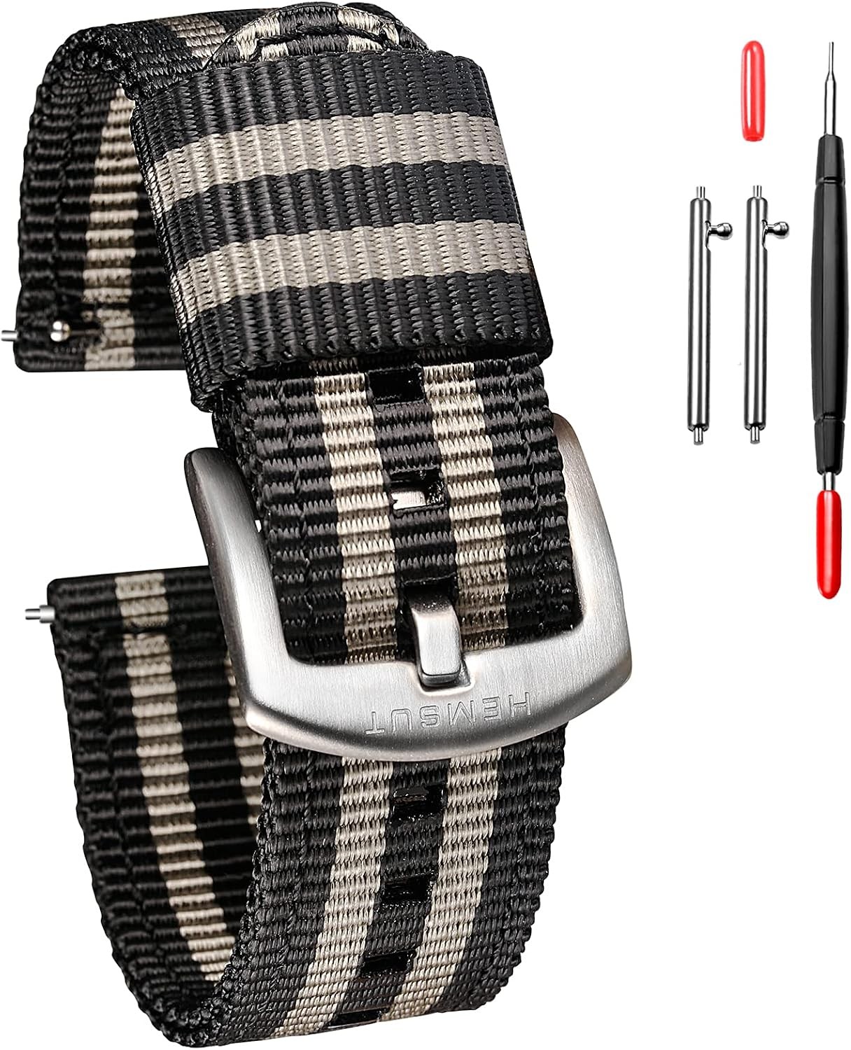 20mm Nylon Strap Band for Samsung Galaxy Watch 6/5/4 Quick Release