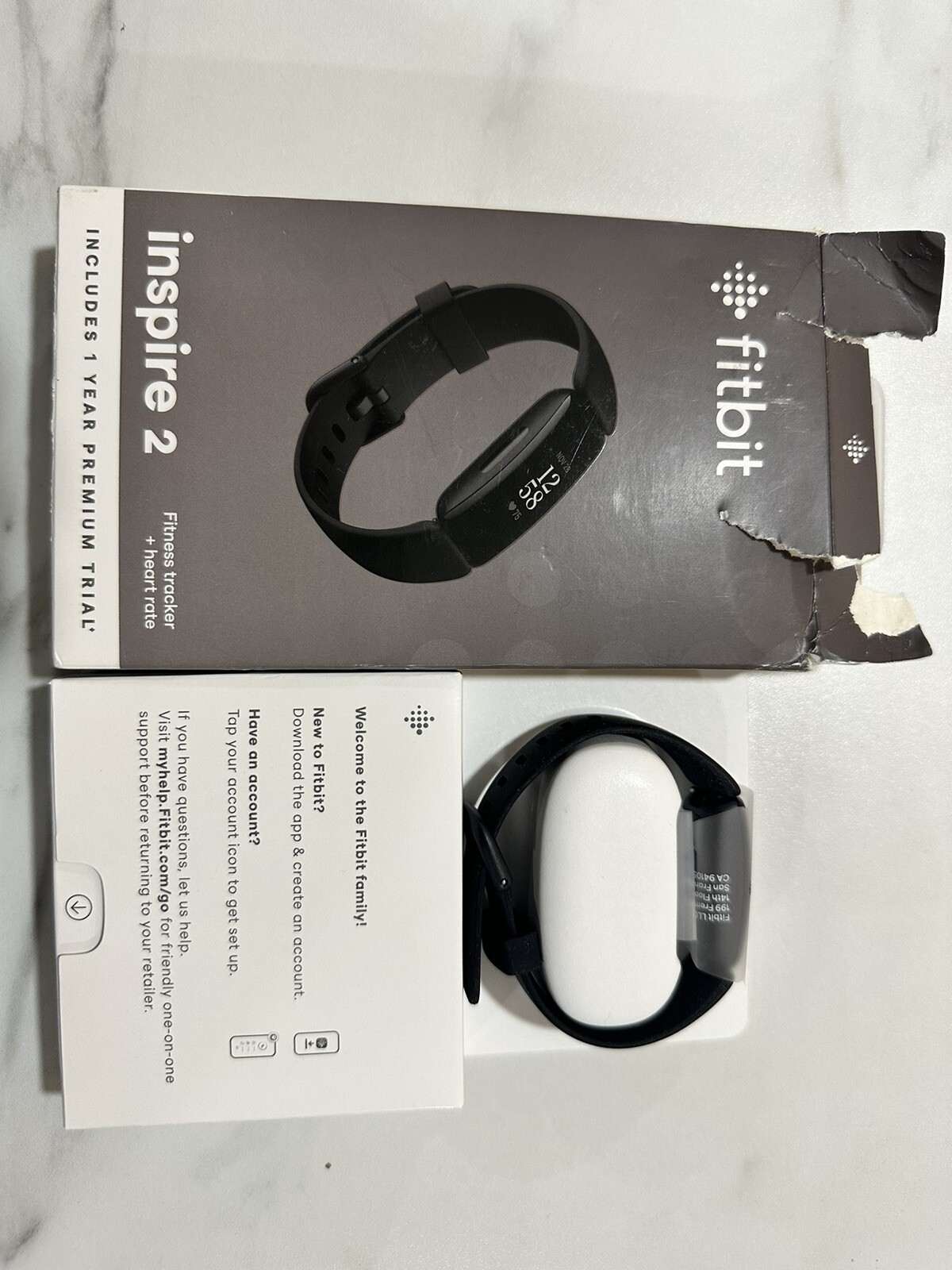 Fitbit Inspire 2 Heart Rate Monitor Health & Fitness Tracker Watch – Black