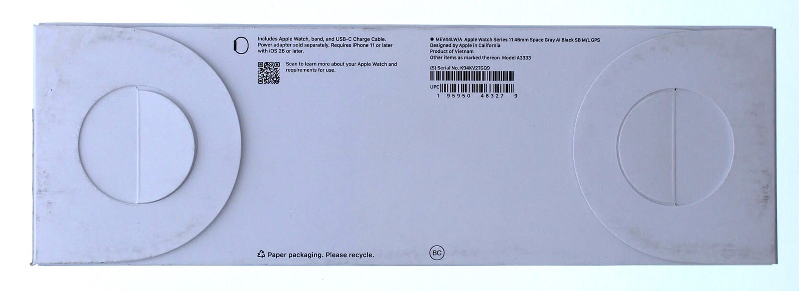 Apple Watch Series 11 46mm (Space Gray)