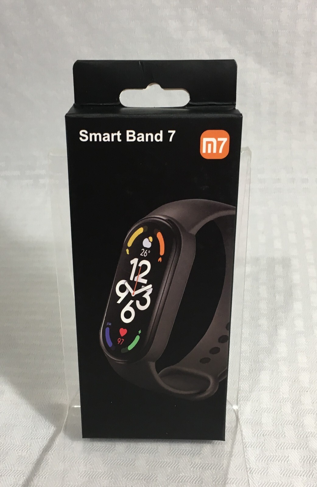 SMART BAND 7 / STRESS & BLOOD OXYGEN TRACKING / WATER RESITANT / BLACK / NEW