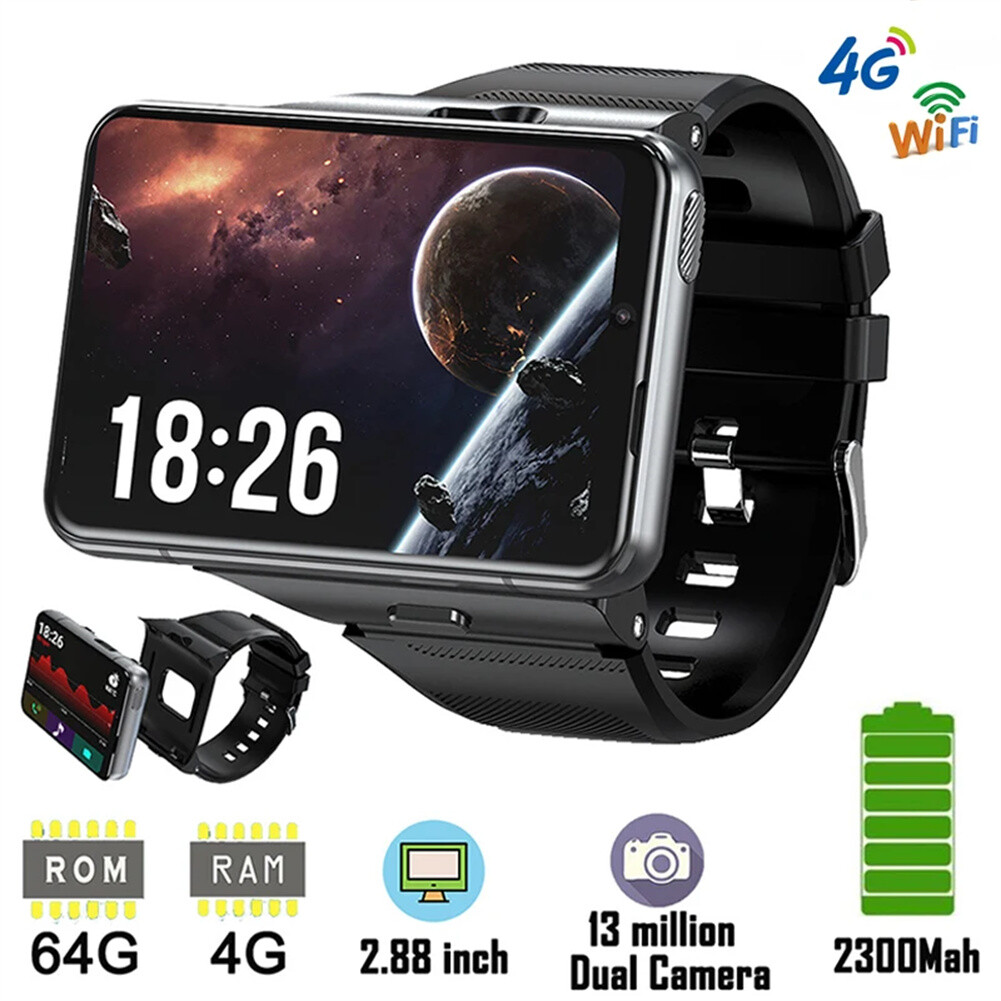 Luxury Men Smartwatch 4G WIFI 2.88 Inch Smart Watch Camera Android Video Call