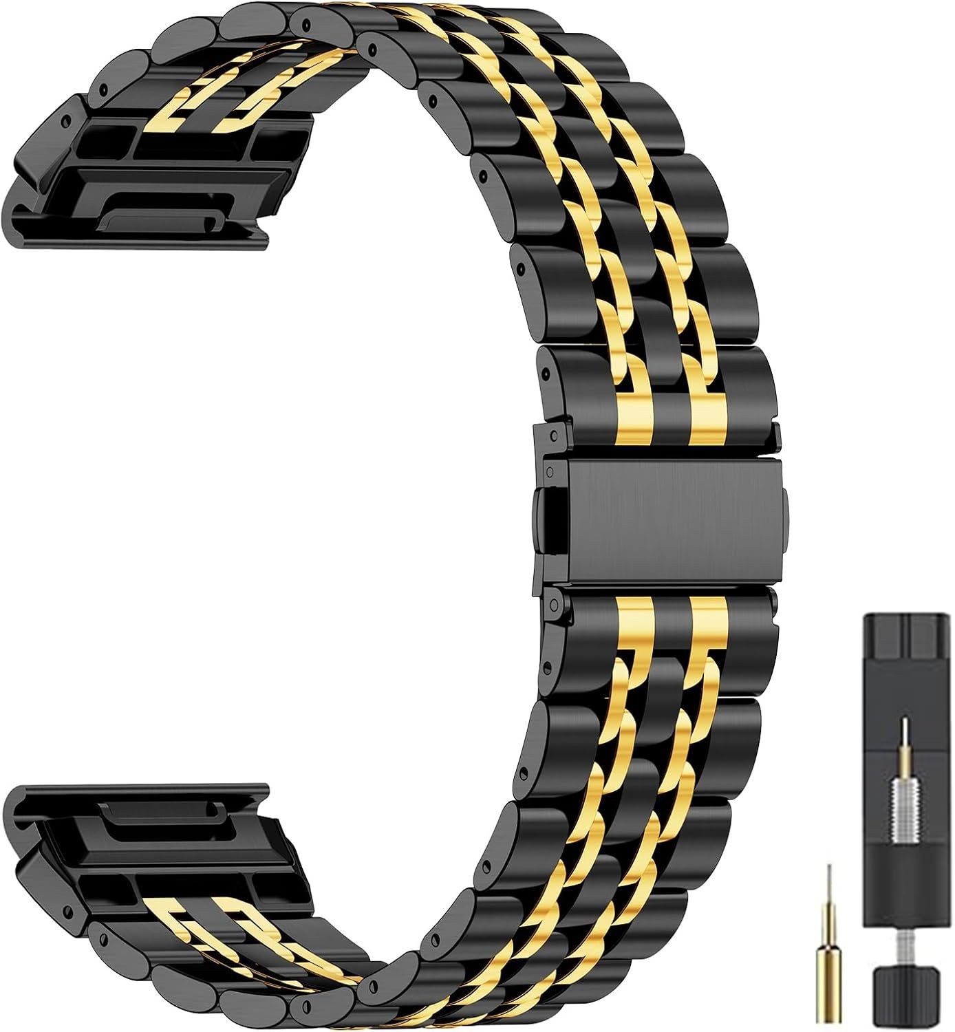 Strap Only For Garmin Fenix 8 43mm/7S/6S/5S Metal Quick-Fit