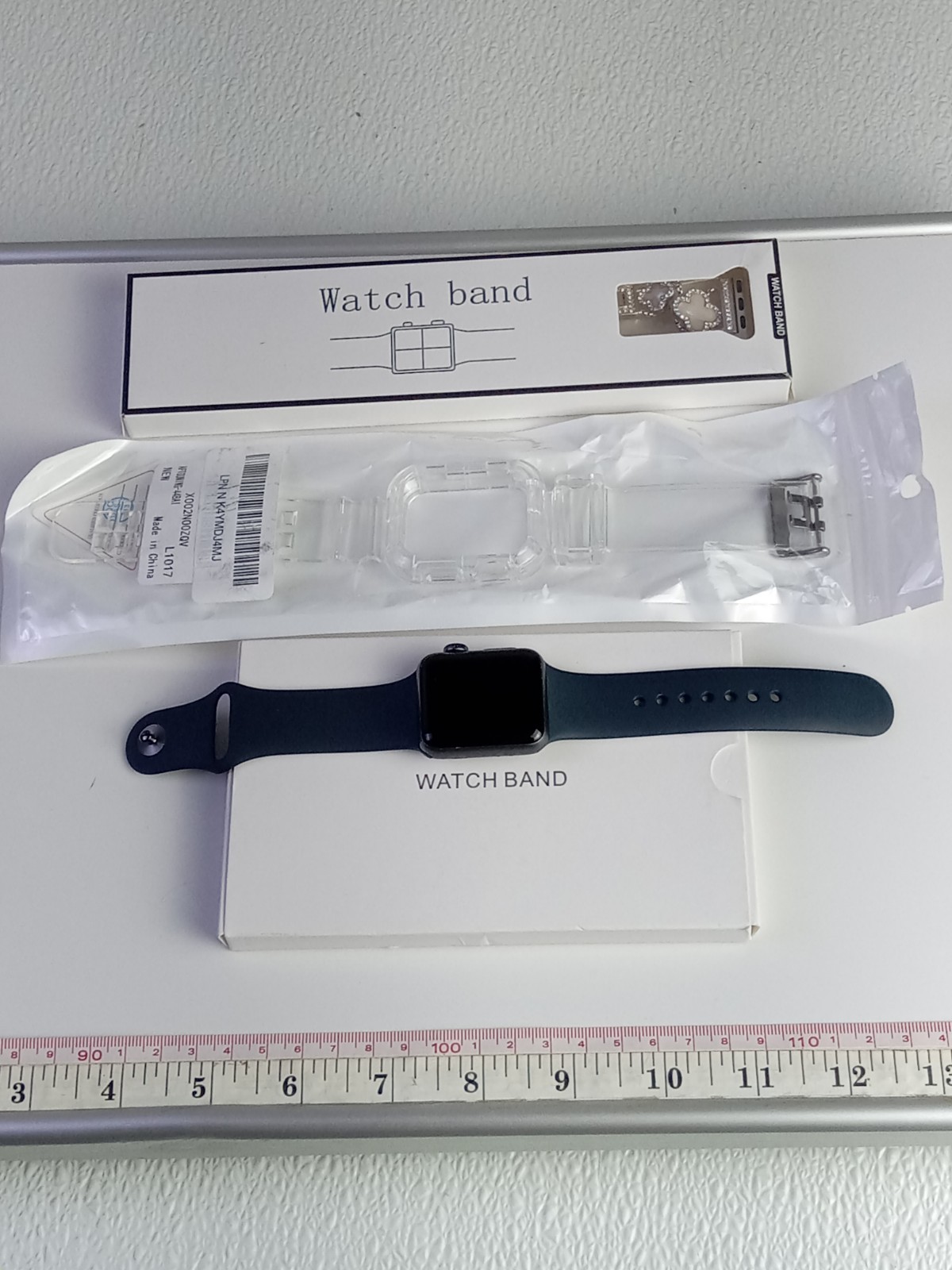 Apple Watch Series 3 38mm Silver Aluminium Case with extra bands