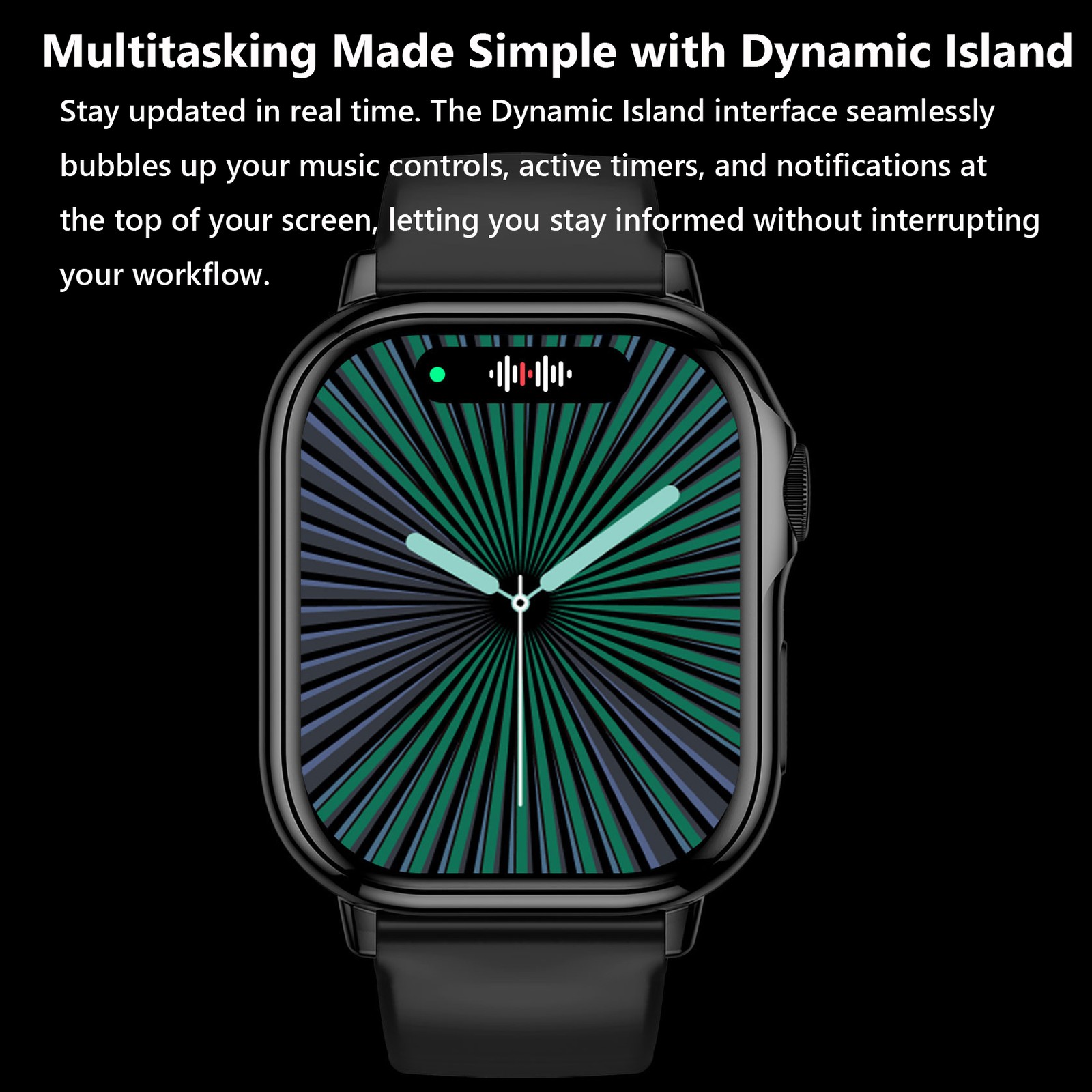 Smart Watch Health Fitness Tracker ChatGPT DeepSeek Bluetooth Call Body Temp NFC