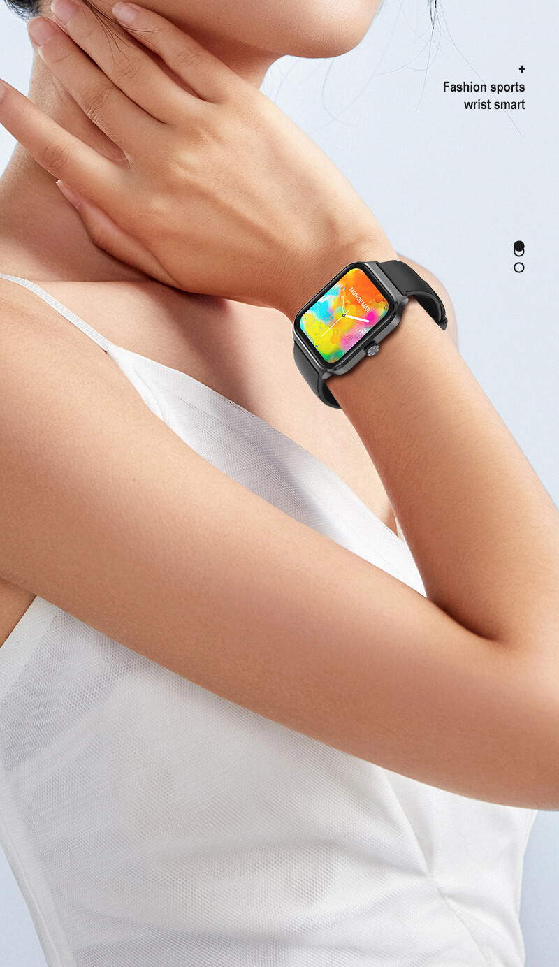 1.96inch Bluetooth Smart Watch Sleep Monitor 100 Sport Models Women Men Bracelet
