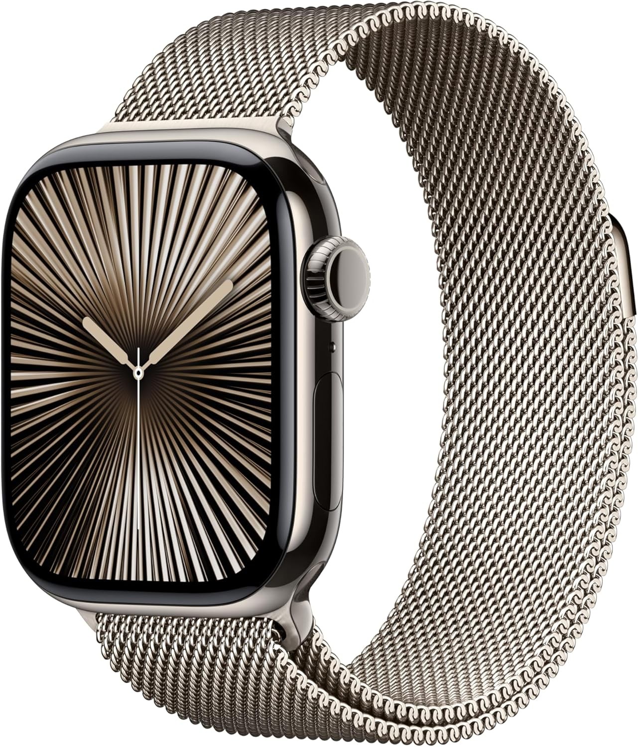 Apple Watch Series 10 (GPS+LTE) 42MM Natural Titanium Case & Milanese Loop