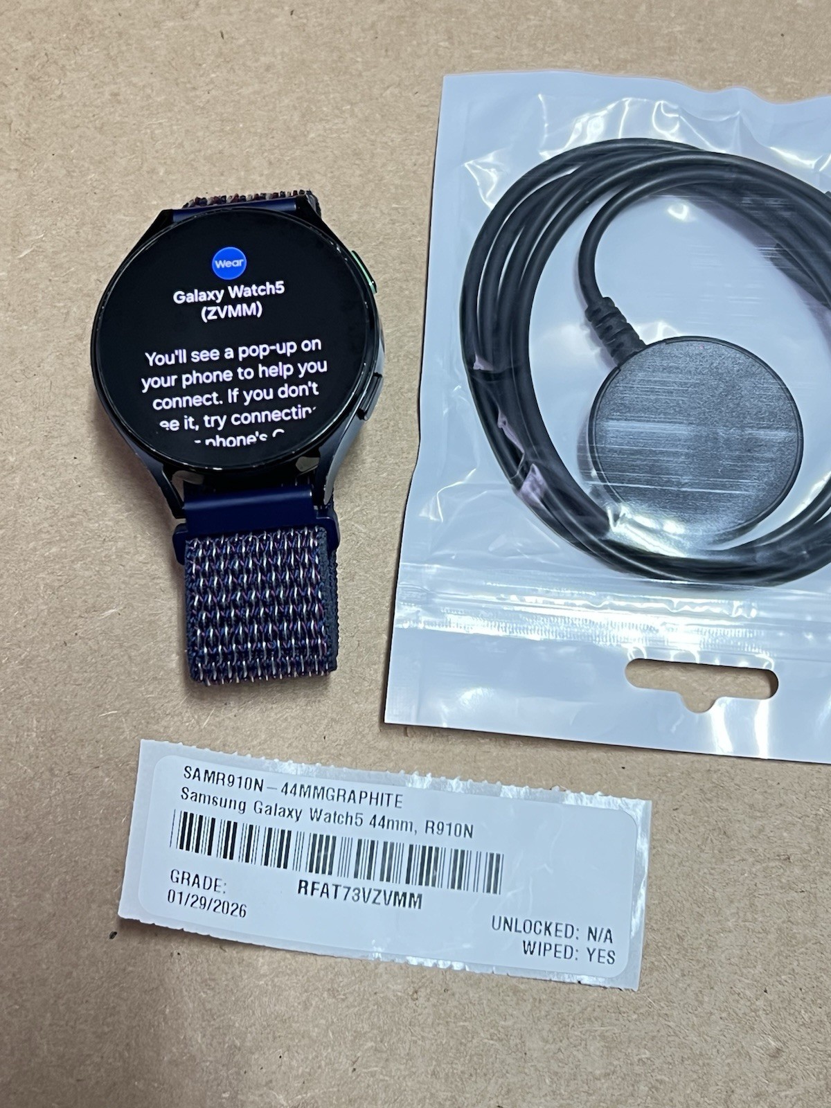 Samsung Galaxy Watch5 44mm Bluetooth GPS Aluminum SM-R910