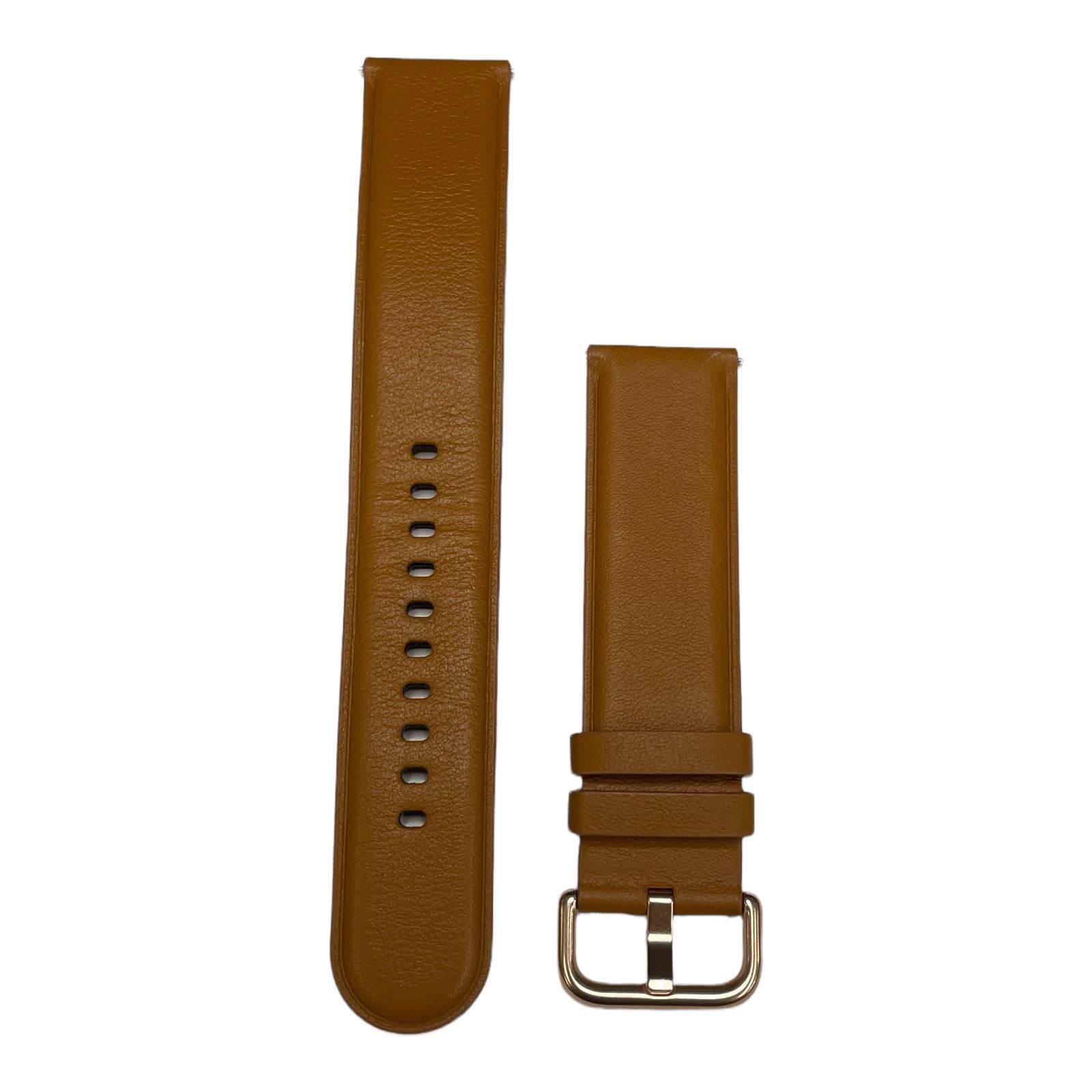 Genuine OEM Samsung Galaxy Active 2 SM-R825U 20mm Leather Wristband Band Brown