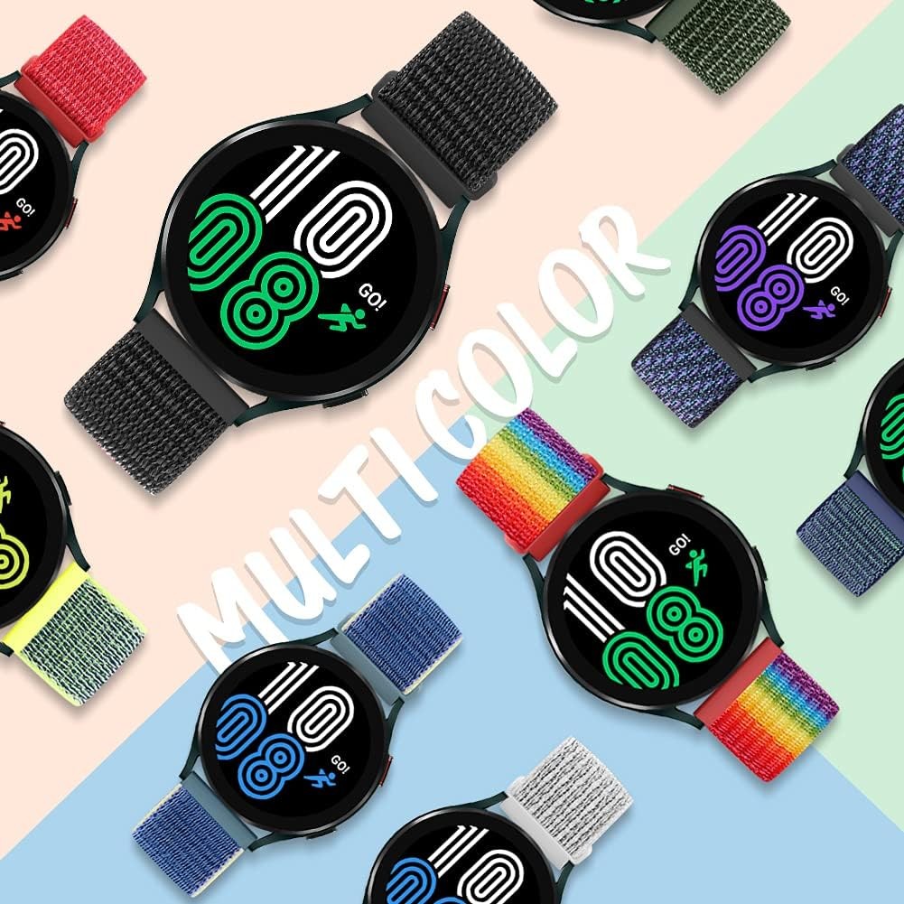22mm Nylon Quick Release Band for Samsung Galaxy Watch 3 45mm/Gear S3 Frontier