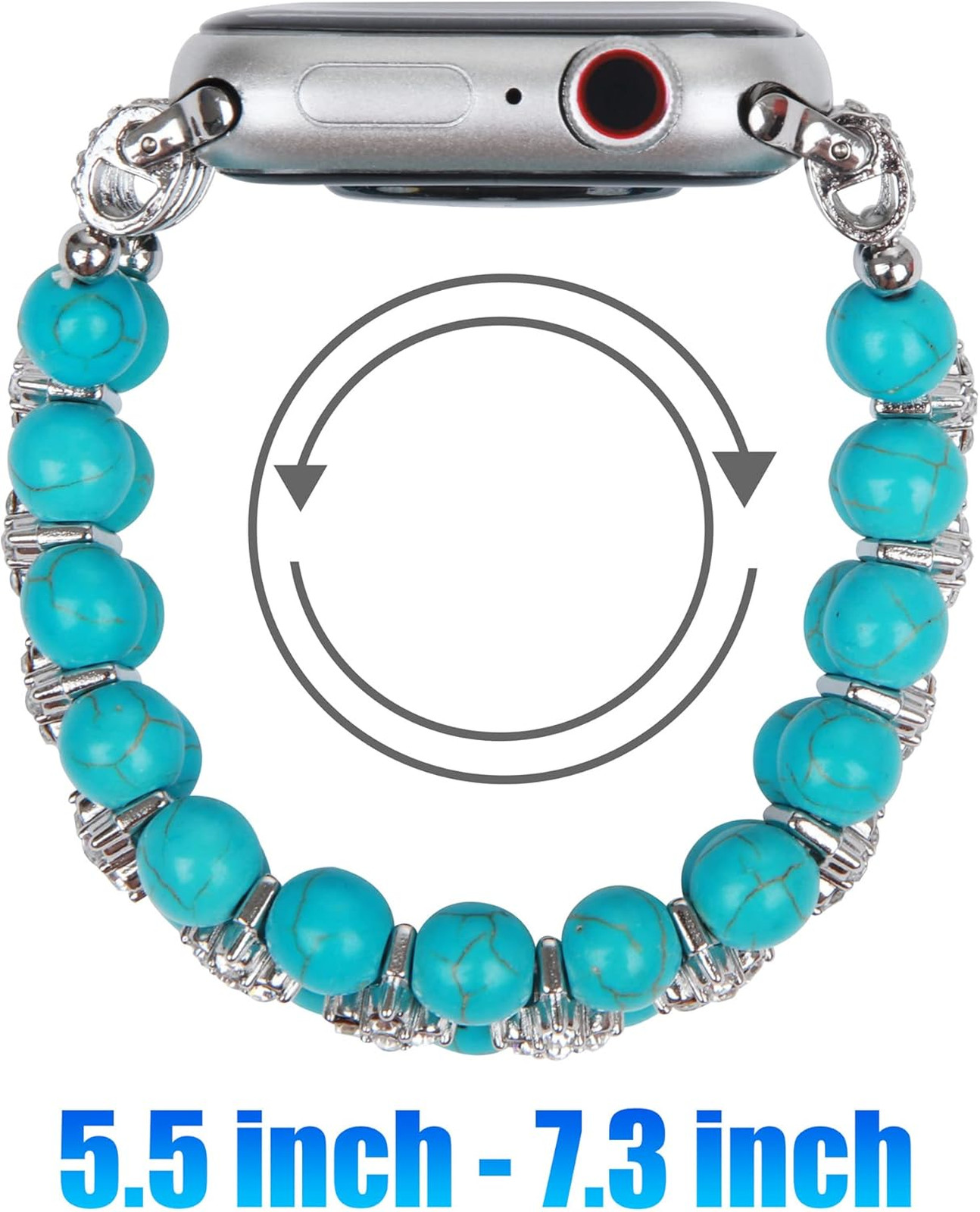 Pearl Diamond Bracelet Compatible with Apple Watch Band 38 40 41mm 42 44mm 49mm