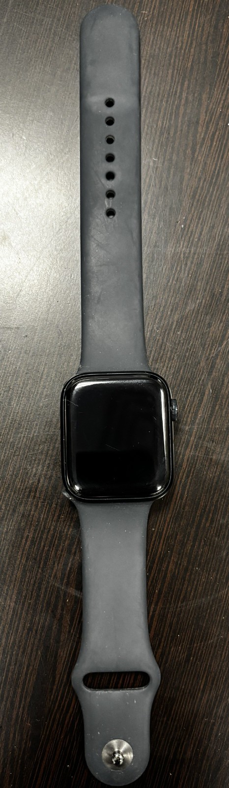Apple Watch SE (2022) 44mm Midnight Aluminum Case with Sport Band, M/L (GPS +…