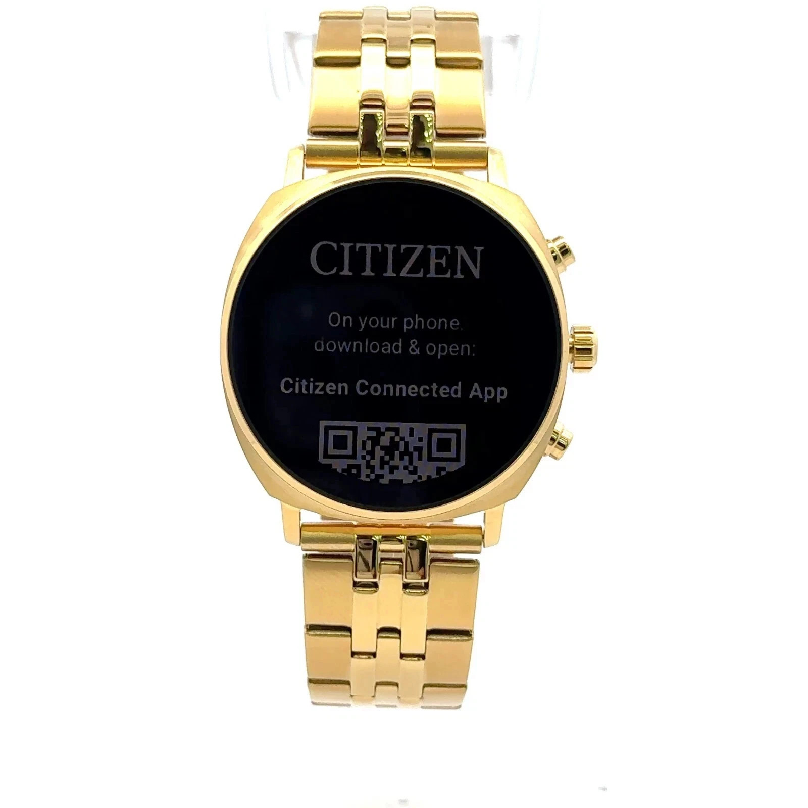 Citizen CZ Smart Touchscreen Gold Stainless Steel Smart Watch 41MM MX1002-57X