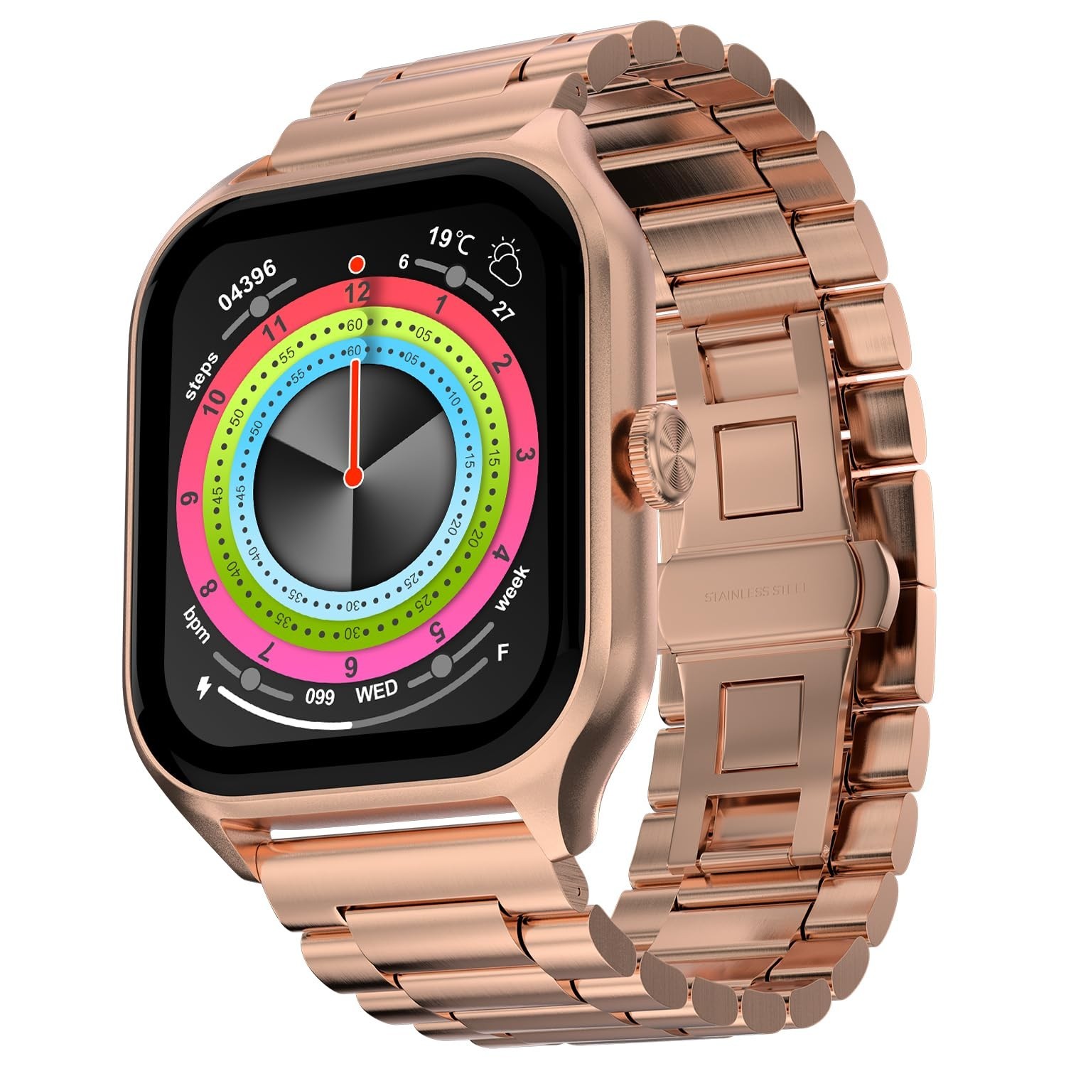 Fire-Boltt 1.78 Inch Smart Watch | Sports Mode, Water-Resistant, Health Tracking