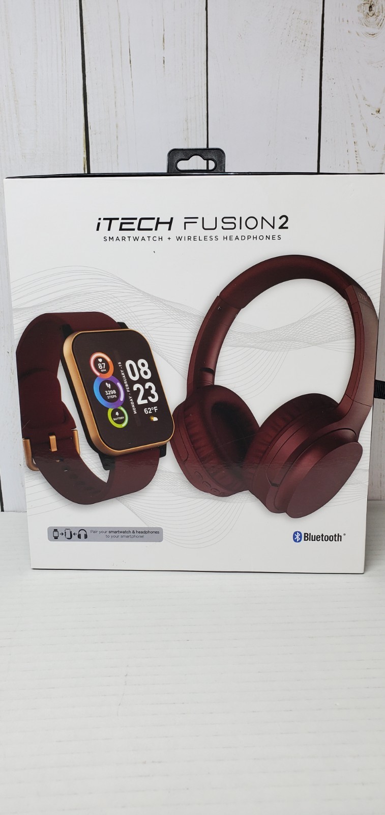 itech fusion 2 Smartwatch +Wireless Headphones