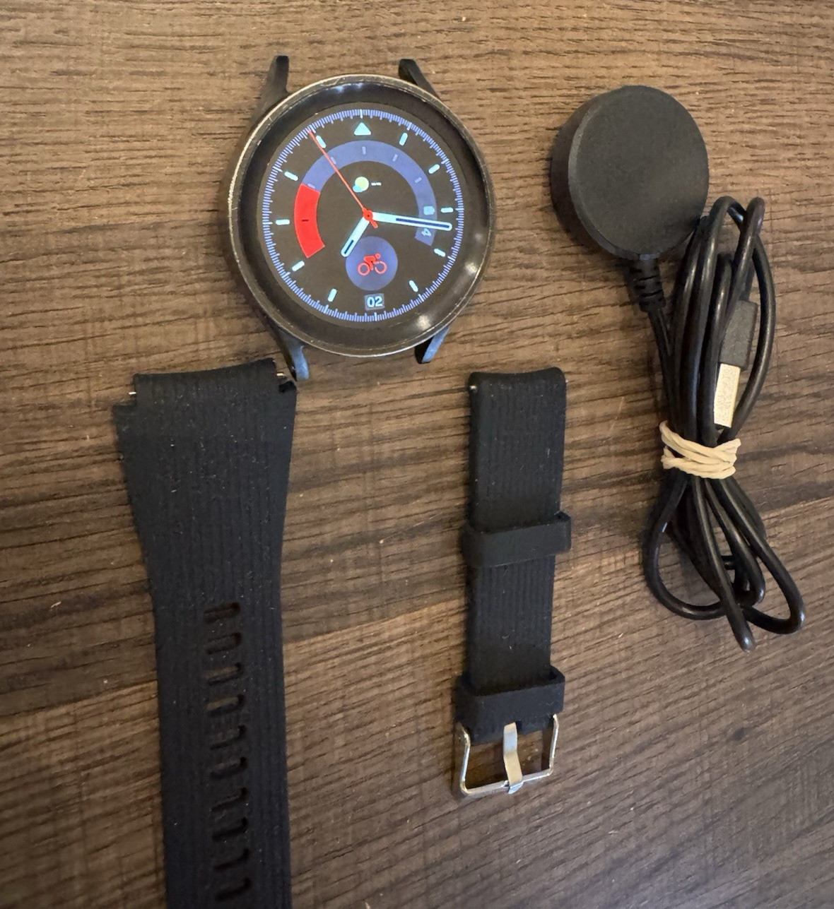 Samsung Galaxy Watch5 pro SM-R925U 45mm Black (LTE) Unlocked Very Good