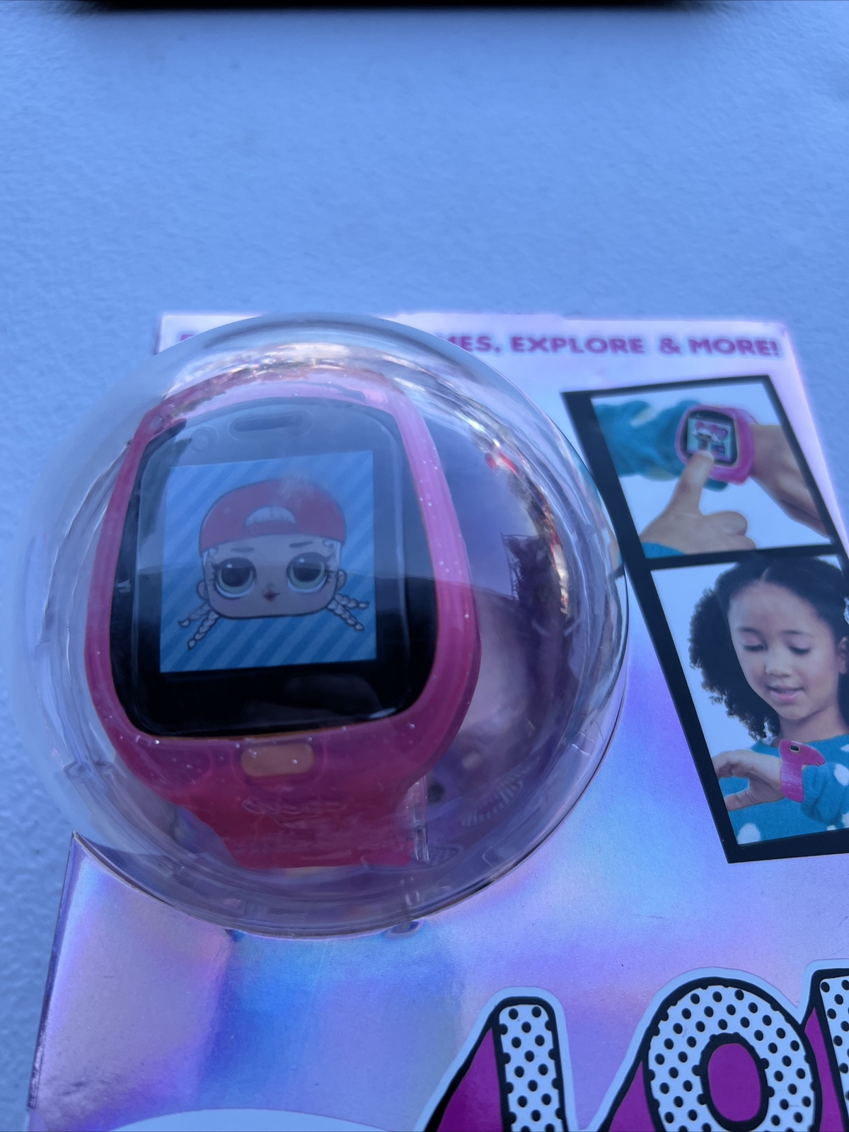 LOL Surprise Interactive Smart Watch Camera Game Band Clip Stand Kids PINK