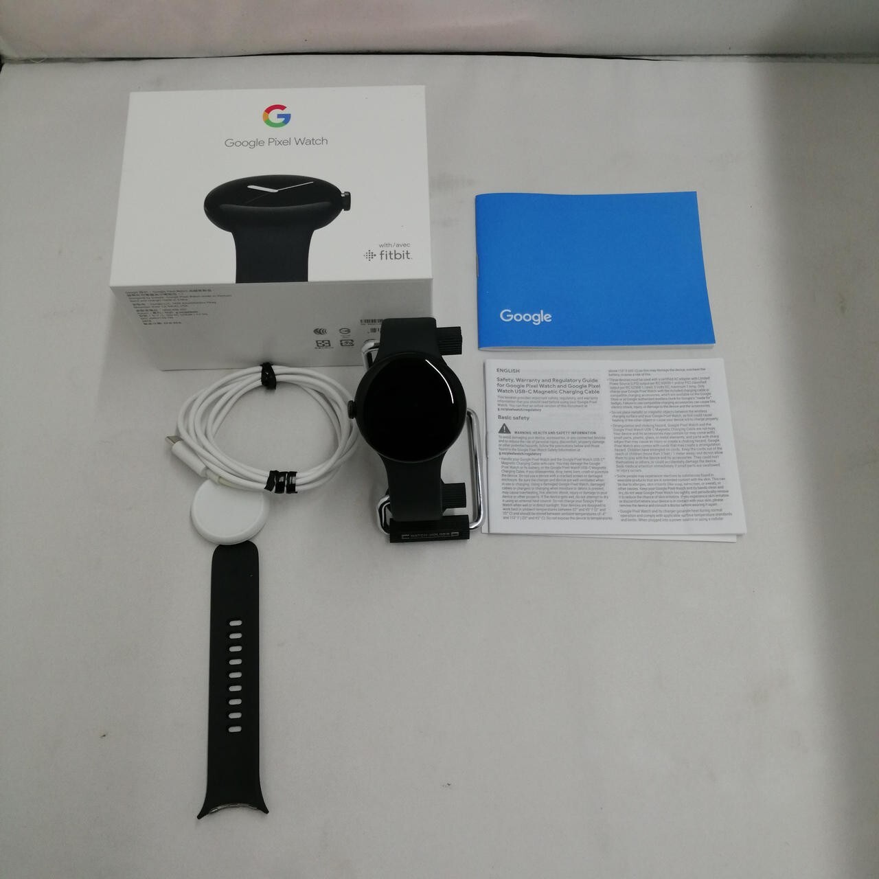 Google GA03119-TW Smart Watch Men’s Watch Waterproof and Dustproof Black