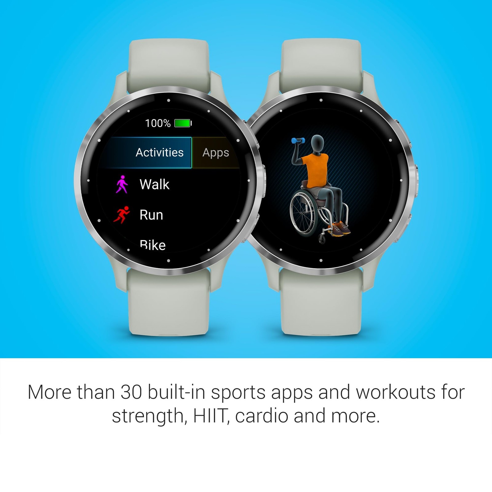 Garmin Venu 3S GPS Health and Fitness Smartwatch Sage Gray 010-02785-01