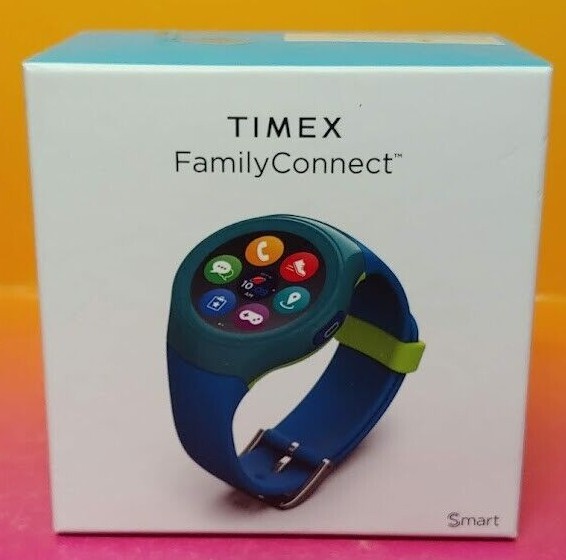 T-Mobile Timex FamilyConnect 4G Smartwatch for Kids Two-Way Calling (Blue)