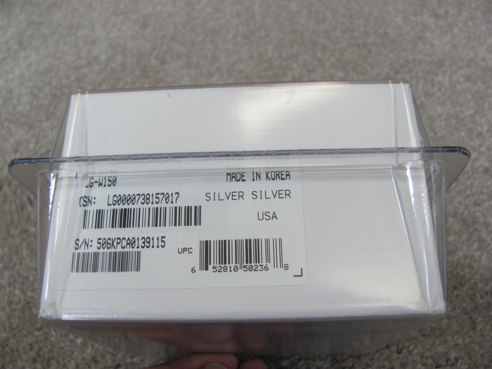 Brand New LG Watch Urbane LG-W150 Wearable Smart Watch – Black/Silver
