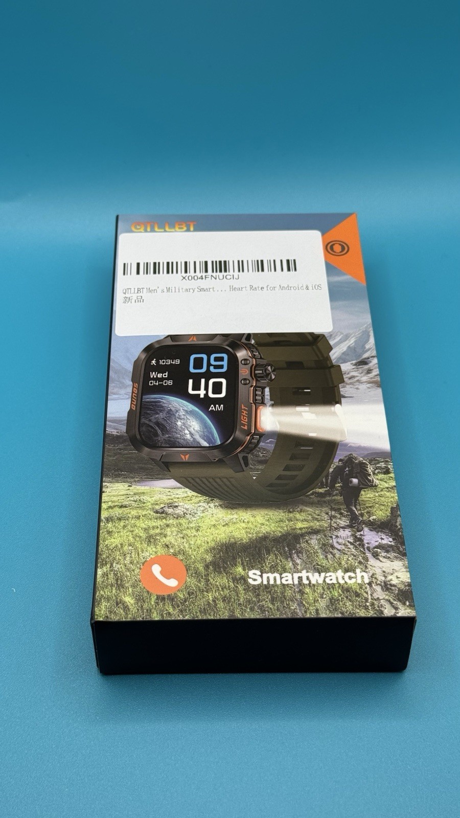 HT26 Smart Watch – 600mAh, 5v/1A, Fitness Tracker, New