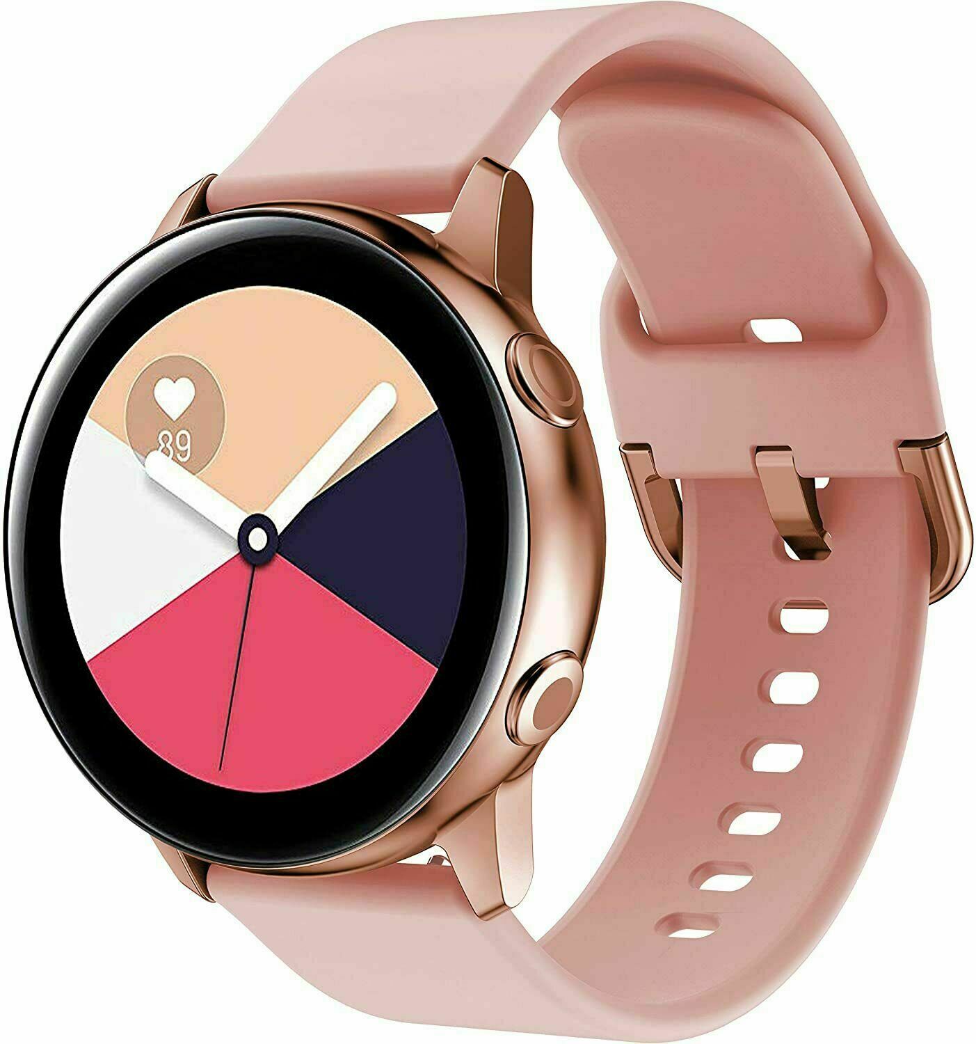 Silicone Sport For Band Samsung Galaxy Watch 3 41mm/Active2 40/44mm Wrist Strap