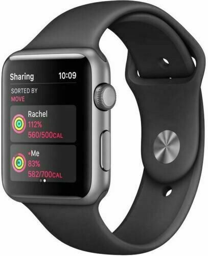 Apple Watch Series 1 Space Gray with Black Sports Band (38mm)