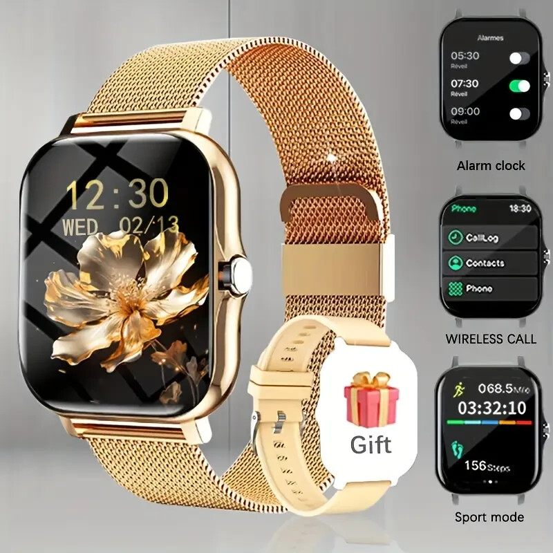 2025 Smart Watch 1.83″ HD Screen Make/Receive Calls Fitness Track Android/iPhone