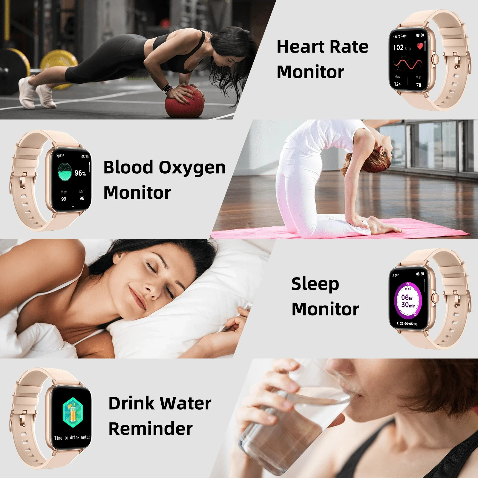 🔥2025 Smart Watch For Women, Waterproof Smartwatch Bluetooth iPhone Samsung